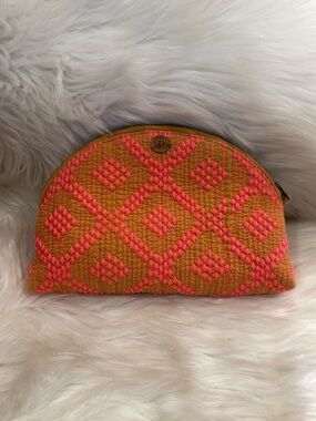 Free People Woven Cosmetic Bag NWT